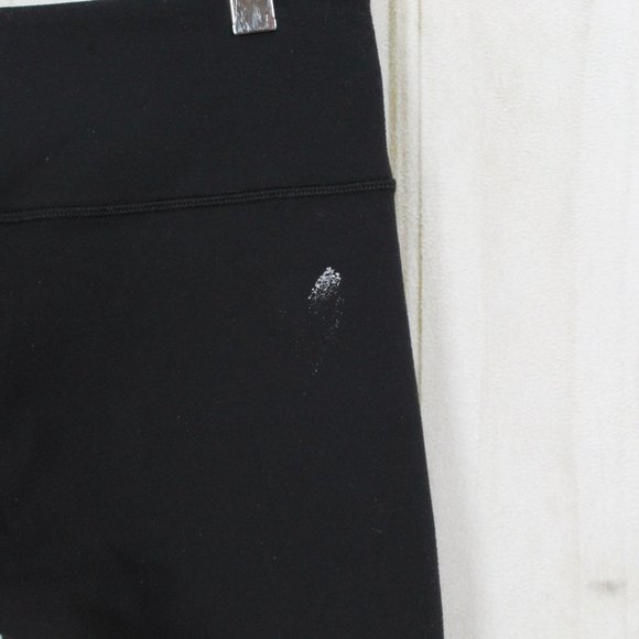 Lululemon Black Cropped Work Out Running Athletic Leggings Size 8 - Picture 7 of 9